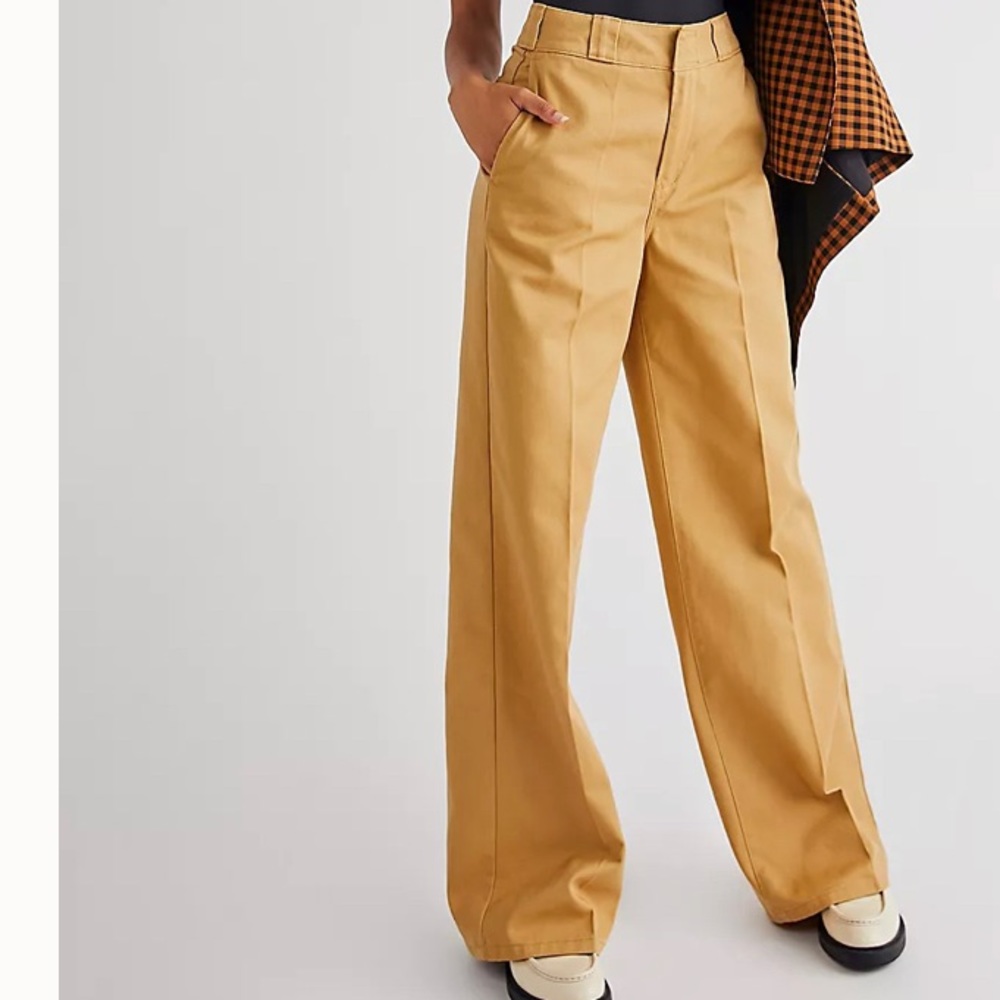 Dickies Wide Leg Pants size 7 color ginger